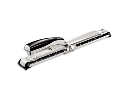 LEITZ Häftapparat 5560 lång arm svart - Lyreco - Kontorsmaterial - Till skrivbordet - Häftapparater - Manuella