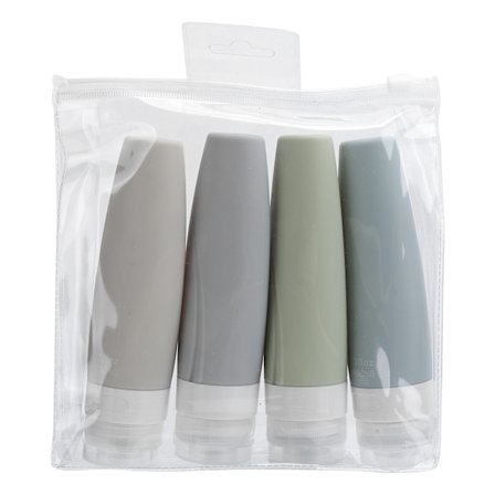 Tom Dispenserflaske Silikon Genopfyldelig Beholder Shampoo Kropsvask Rejseflaske 90ml