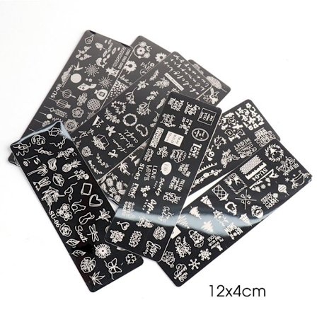 Neglemalerier Stempler Plader Abstrakt