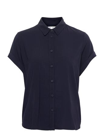 Majan Ss Shirt 9942 Lyhythihainen Paita Sininen Samsøe Samsøe