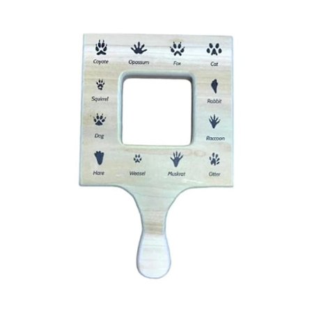 Natur Guide Finder Toddler Træ Håndholdt Legetøj Dobbeltsidet Tavle Udendørs Plante Børn-A