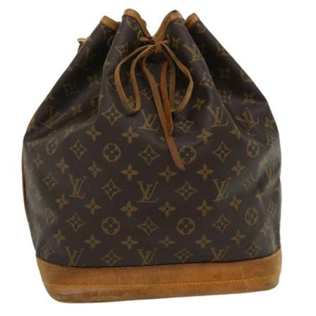 Louis Vuitton Vintage, Pre-owned Noe Monogram Bag Bruin, Dames, Maat:ONE Size,leer