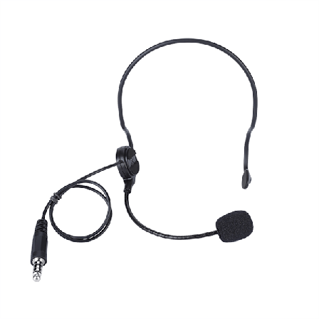 Ham Radio Hovedtelefon med Mikrofon NATO Stik Nakkebånd Headset til Radioamatør