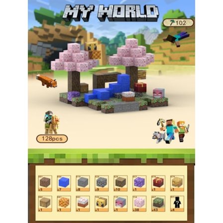 T102-Sakura Party, 128 stk. My Magnetic World Magnetisk Byggeklods Sæt