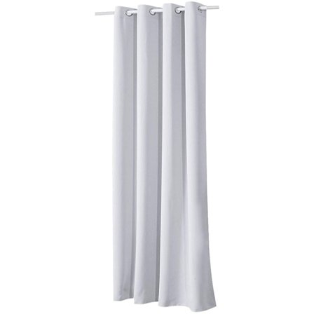 Rootz Thermal Blackout Curtain - Darking Drape - Energybesparing Panel - Förbättrar rummet Akustik - Gray, 135x225cm, Easy Care