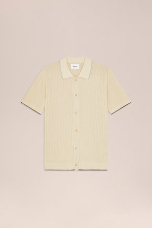 NN.07 Nalo Polo Herren Weiß Baumwolle