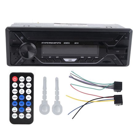 Bluetooth MP3-spelare för bil med FM-radio och justerbar bakgrundsbelysning