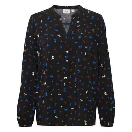 Saint Tropez, Eda SZ Shirt Czarny, Kobieta, Rozmiar: S