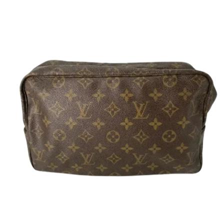 Louis Vuitton Vintage Pre-owned Jased canvas pouches , Bruin , Dames , Maat: ONE Size Vintage Tassen
