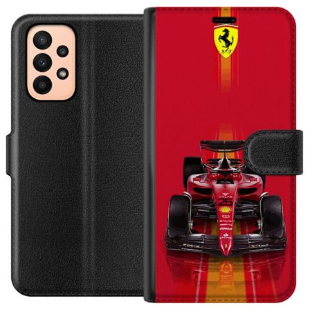 Yhteensopiva Lompakkokotelo Samsung Samsung Galaxy A23 Ferrari Formula 1 -auto ikonisessa punaisessa muotoilussa urheilullisella tarkkuudella