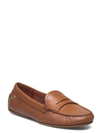 Essential Th Leather Moccasin Loaferit Matalat Kengät Ruskea Tommy Hilfiger