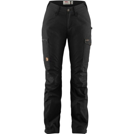 Fjällräven Women's Kaipak Trousers Curved Women hiking trousers Black 34REGULAR