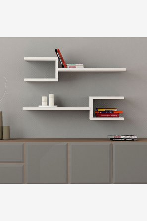 Homitis - Væghylde Fork - Hvid - Væghylder - Fra Homeroom