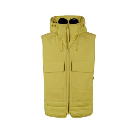 C.p. Company Gilet Cp Company Shell-R Miixed Goggle Gul, Herre Veste