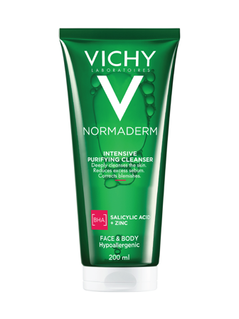 Vichy Normaderm Intensive Purifying Cleanser, 200 ml
