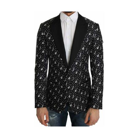 Dolce & Gabbana - Kavajer - Svart - Herr - Storlek: S, Herr, Storlek: S