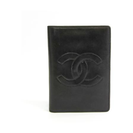 Chanel Vintage, Pre-owned Wallet Zwart, Dames, Maat:ONE Size,leer