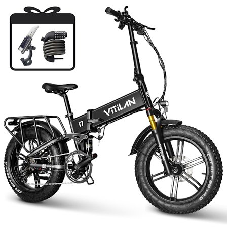 VITILAN i7 Pro 3.0 Elektrisk Vikbar Cykel - 750W 48V 20Ah - 8 Växlar -