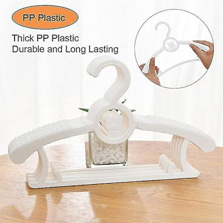 Babyklädhängare 20-pack Halksäkra Platsbesparande Utbyggbara