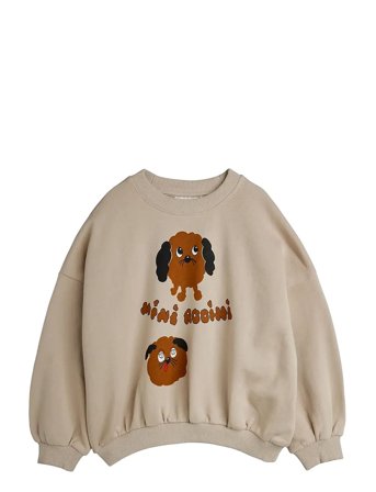 Mini Rodini Doggies Sp Sweatshirt - Beige - 92/98