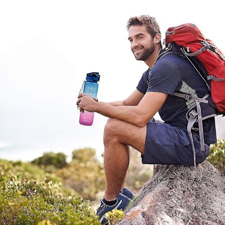 500ml Mini Bærbar Silikon Sammenleggbar Ultralett Sportsflaske