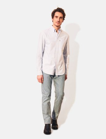 Lexington Clothing Casual Oxford B.d Shirt - White - S