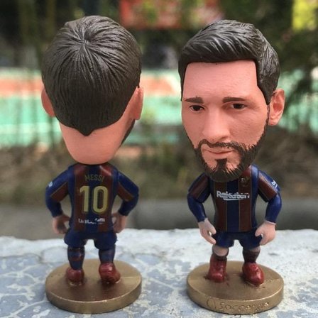 Fotballfan-bobblehead Real Madrid Cairo Levan modell Messi Messi