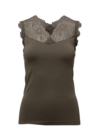 Vanessa Top T-shirts & Tops Sleeveless Vihreä Minus