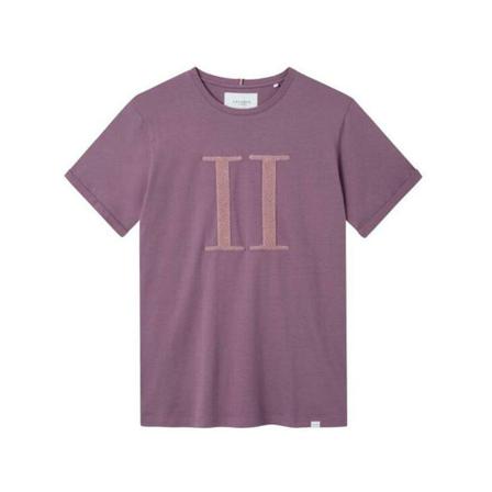 Les Deux Encore Boucle T-Shirt , Paars , Heren , Maat: L