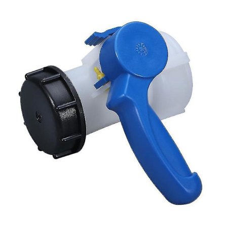 Adapter Dræn Adapter Tote Tank Adapter Butterfly Ventil Switch Til Vandbeholder Blå (1 stk)
