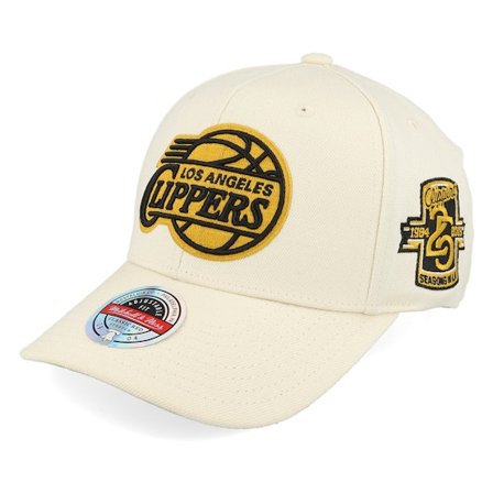 Mitchell & Ness - Beige adjustable Casquette - Hatstore Exclusive x Los Angeles Clippers Limestone Stone/White Adjustable @ Hatstore
