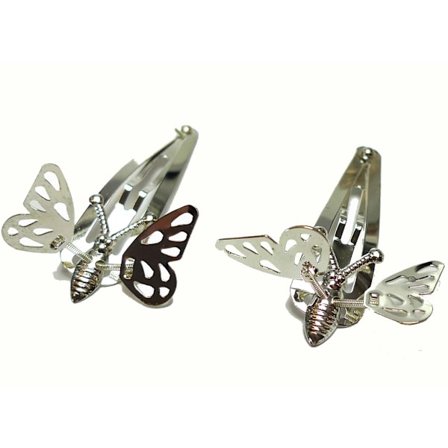 Hårspänne Fjäril 2-pack