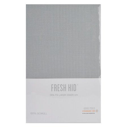 Pussilakana Pinnasänkyyn, Harmaa - Fresh Kid
