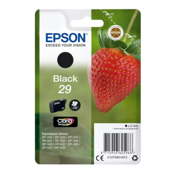 Inkjet Epson 29 Svart*