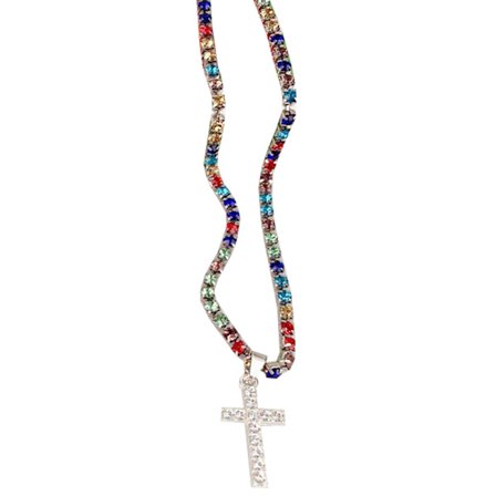 Exklusivt H g Kvalitet Kors Halsband