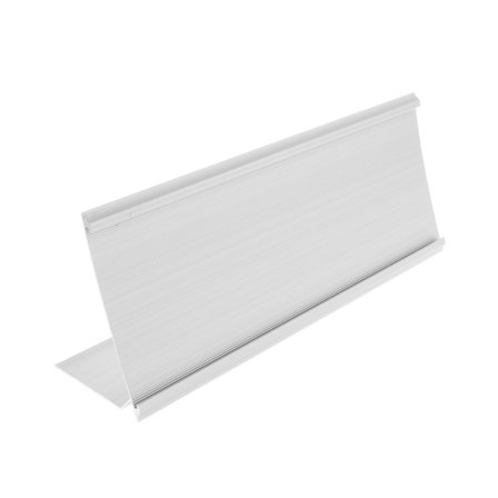 Guldsilverskylt Aluminiumlegering Namn Skrivbord Plaketthållare Kontorskola 9x24cm