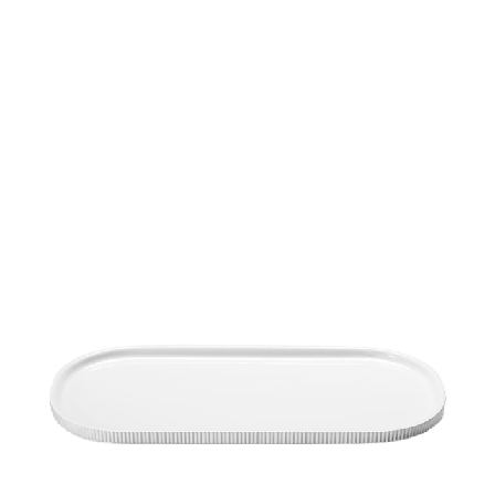 Georg Jensen Bernadotte Ovalt Serveringstillbehör Vit 412 MM