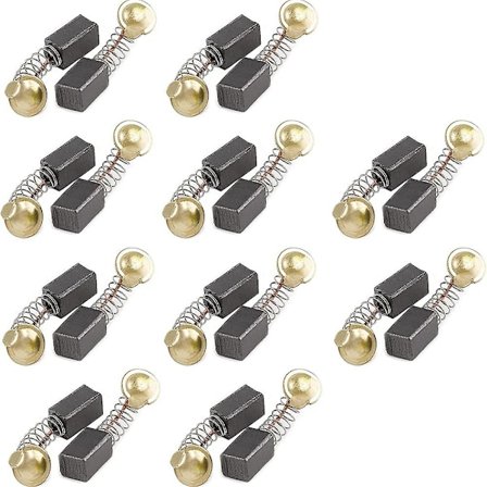 20 st 13x7,5x6,5 mm Kolborstar Med Fjädrar Motor Elektriska Kolborstar Ersättningsverktyg