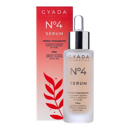 Gyada Cosmetics Face Serum Siero Viso N. 4 - Effetto Rimpolpante 30ml - Siero viso antirughe