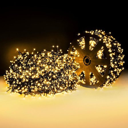 30m 1000 LED Utendørs Lyslenke, 8 Moduser Vanntett Eventyrlys Grønn Ledning[YDE]