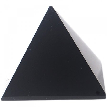 Naturlig svart obsidian krystall pyramide energigenerator | 1,6x1,6in (4x4cm) helbredende krystall pyramide naturlig kvarts for chakra