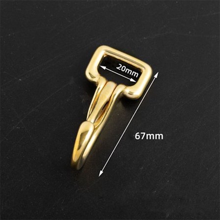 Skulderrem Spænde Bæltespænde Clip 67X20MM