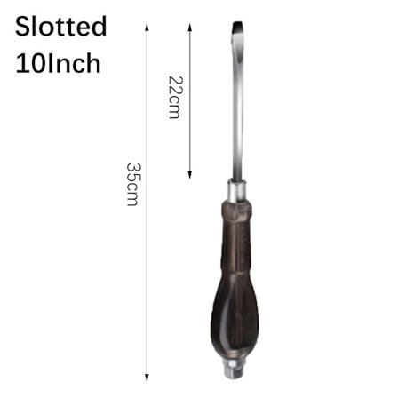 Uraruuvimeisseli Ristiruuvimeisseli 10 TUUMALLINEN SLOTTED