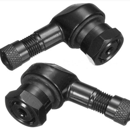 Par Däckventilförlängningsadapter 90 Grader Ventilstam Armbåge Förlängare för M