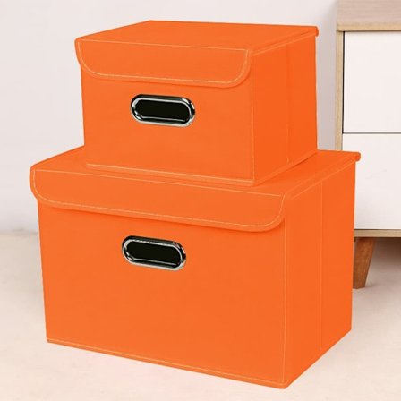 Halloween oppbevaringsboks Oppbevaringskurv med lokk Sammenleggbar boks Halloween dekorasjon_TF_TF