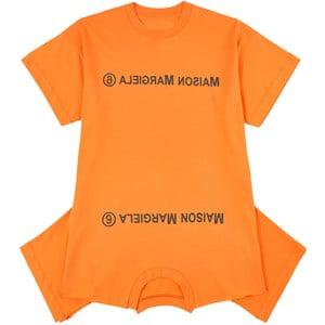 MM6 Maison Margiela Orange Branded T-Shirt Dress 12 Years - Dresses - 12 years - Orange