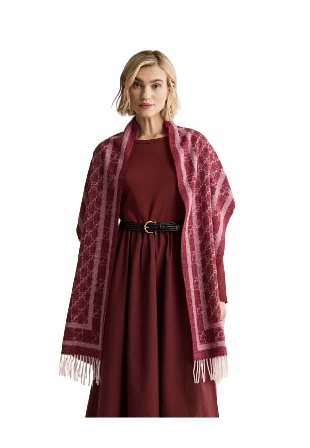 Newhouse Ullscarf Halsdukar & scarves Dam Röd ONESIZE