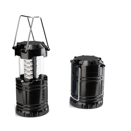 LED Campinglykta 30 LED, Tältlampa – Vattentät, Vikbar, Batteridriven