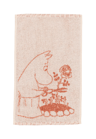 Arabia Mumin handduk 30x50 Muminmamma beige GOTS Badrumstextilier CM
