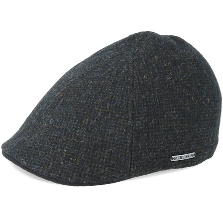 Stetson - Grön flatcap Keps - Texas Wool Olive Flat Cap @ Hatstore